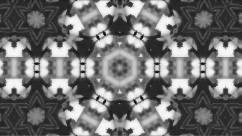 Abstract motion gradient ornament in black and white colors Stock Footage 245739046