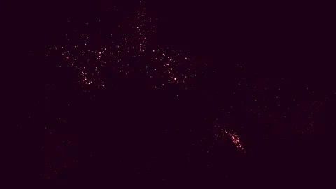 Abstract motion graphic background with flying and flickering particles, rectang Stock Footage 263954646