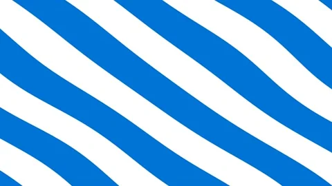 Abstract motion graphic background wavy animation blue and white color 4k Stock Footage 165447831