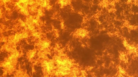 Abstract motion graphic background. Yellow flame. Fire effect in space Stock Footage 251490890