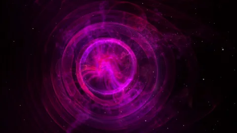 Abstract motion graphic concept. Moving towards a quantum particle Stock Footage 151112907