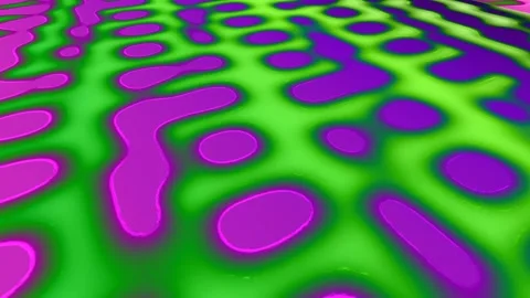 Abstract Motion Graphic Dynamic Evolution of Blob Patterns Video stock 301158818