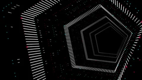 Abstract Motion Graphic Elements Shaping and Forming Backdrop Stock Footage 276099139