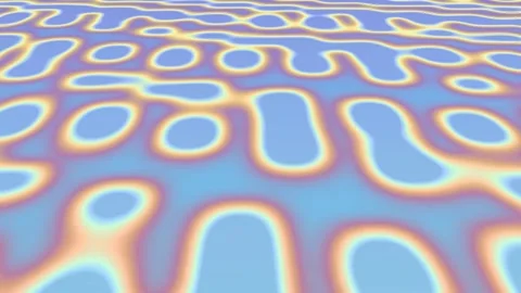 Abstract Motion Graphic Fluid Blob Pattern Shift Stock Footage 301157820