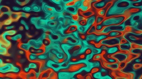 Abstract motion graphic fluid liquid water puddle flow gravitate Foto stock
