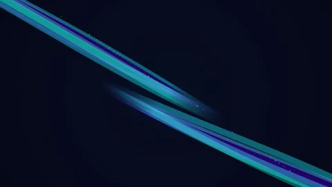 Abstract motion graphic with glowing blue digital light streaks moving diag.. Видео 342049445