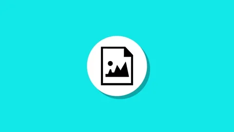Abstract motion graphic of a simple white circle pulsing on vibrant cyan ba.. Video stock 329272450