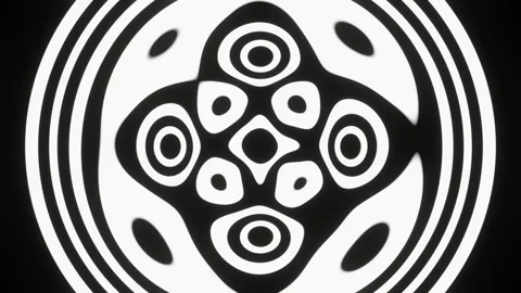 Abstract motion graphics and animated background with white and black figures. T Stock Footage 248604788