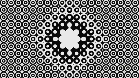 Abstract motion graphics and animated background with white and black figures. T Stock Footage 248604882