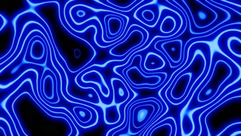 Abstract motion graphics background, blue and black moving circles Stock Footage 144876878