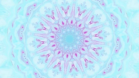 Abstract motion graphics background. Hypnotic mandala for meditation Stock Footage 102441365