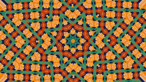 Abstract Motion Graphics Background - kaleidoscope background Stock Footage 106756613