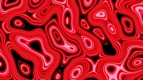 Abstract motion graphics background, red and black moving circles Stock Footage 143998534