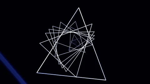 Abstract motion graphics with colored spiral. Parametric motion. Abstract Stock Footage 91333614