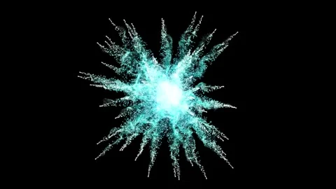 Abstract Motion Graphics Design on Digital Science Fiction or Mysterious Vi.. Stock Footage 265395830