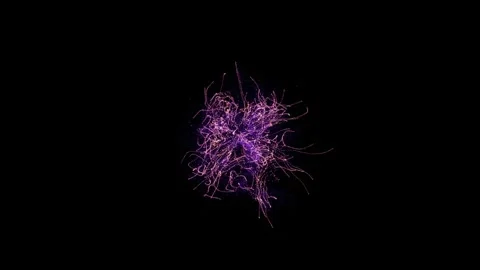 Abstract Motion Graphics Design on Digital Science Fiction or Mysterious Vi.. Stock Footage 265395878