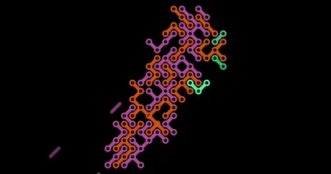 Abstract Motion Graphics Diagonal Flow Builds Lebanon Stock Footage 328064994