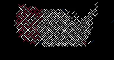 Abstract Motion Graphics Diagonal Flow Builds United States Video stock 328192009