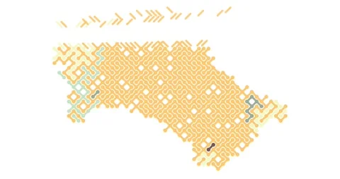 Abstract Motion Graphics Diagonal Flow Builds Turkmenistan Video stock 328245537