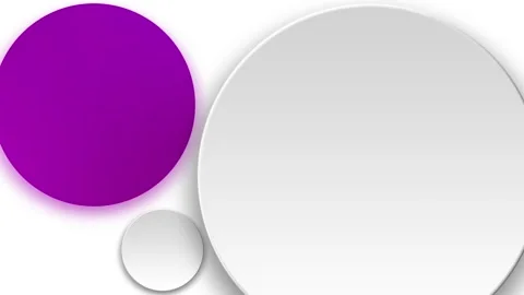Abstract motion graphics of gray and purple blue gradient circles. Stock Footage 285825824