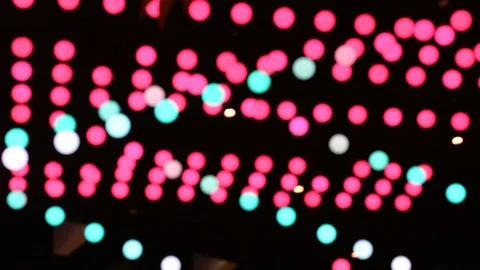 Abstract motion graphics with light balls Stock Footage 92218476