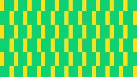 Abstract motion graphics pattern in a rainbow palette. Simple geometric mosaic Stock Footage 158088911