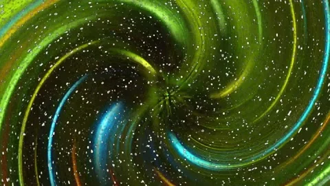 Abstract motion graphics.  Patterns of  kaleidoscopes. Endless cycle Video stock 138044541