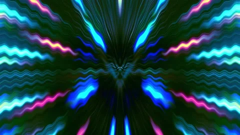 Abstract motion graphics.  Patterns of  kaleidoscopes. Endless cycle Video stock 138044580