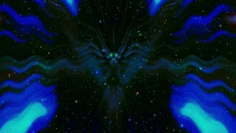 Abstract motion graphics.  Patterns of  kaleidoscopes. Endless cycle Video stock 138044585