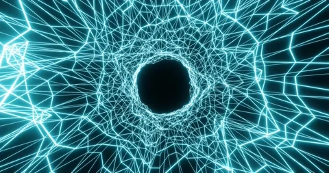 Abstract motion graphics with technology circle Video stock 162231201