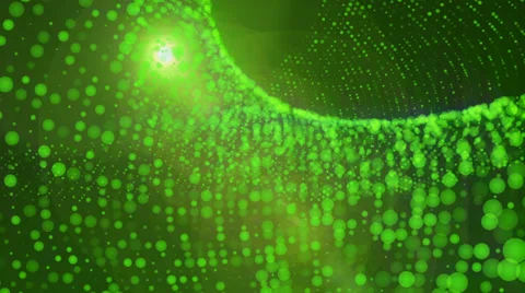 Abstract Motion Green Vector Background Stock Footage 30367937