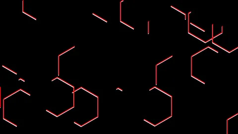 Abstract motion hexagon background. 4k video Stock Footage 153280393