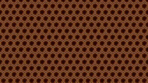 Abstract motion hexagonal background. Seamless loop animation Stock Footage 95076673