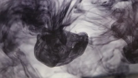 Abstract Motion of ink drop Stock Footage 153309736