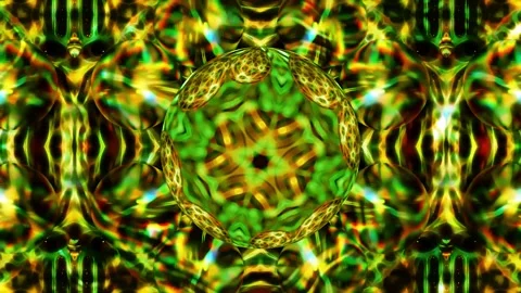 Abstract motion kaleidoscope VJ loop background Stock Footage 340073317