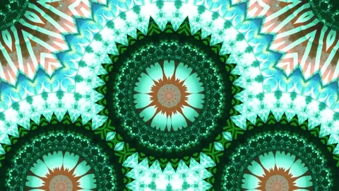 Abstract motion kaleidoscope VJ loop background Stock Footage 340073318