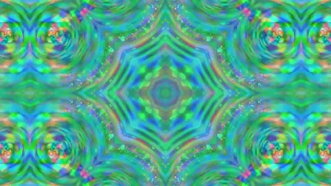 Abstract motion kaleidoscope VJ loop background Stock Footage 340073354