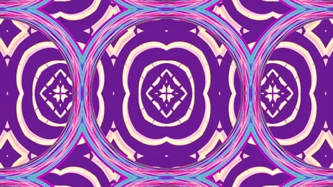 Abstract motion kaleidoscope VJ loop background Stock Footage 340073357