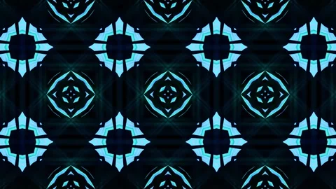 Abstract motion kaleidoscope VJ loop background Stock Footage 340073603