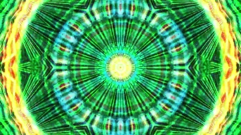 Abstract motion kaleidoscope VJ loop background Stock Footage 340073648