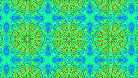 Abstract motion kaleidoscope VJ loop background Stock Footage 340073682