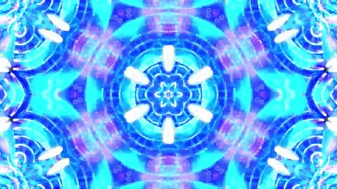 Abstract motion kaleidoscope VJ loop background Stock Footage 340073698