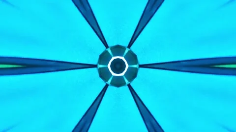 Abstract motion kaleidoscope VJ loop background Stock Footage 340075270