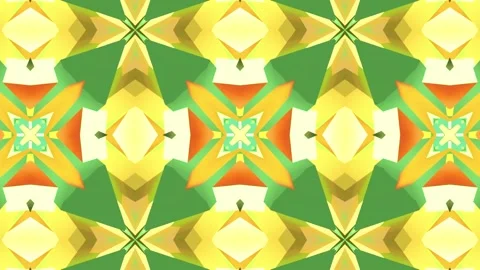 Abstract motion kaleidoscope VJ loop background Stock Footage 340075301