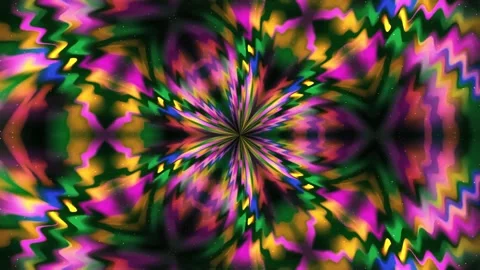 Abstract motion kaleidoscope VJ loop background Stock Footage 340075316