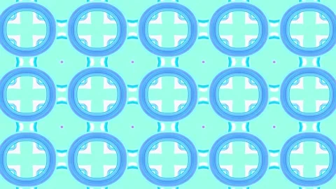Abstract motion kaleidoscope VJ loop background Stock Footage 340075364