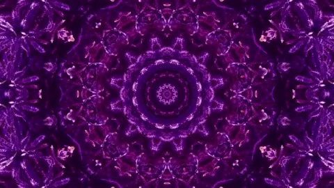 Abstract motion kaleidoscope VJ loop background Stock Footage 340075405