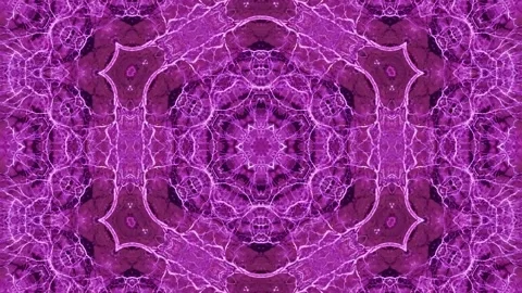 Abstract motion kaleidoscope VJ loop background Stock Footage 340075419