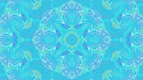Abstract motion kaleidoscope VJ loop background Stock Footage 340075452