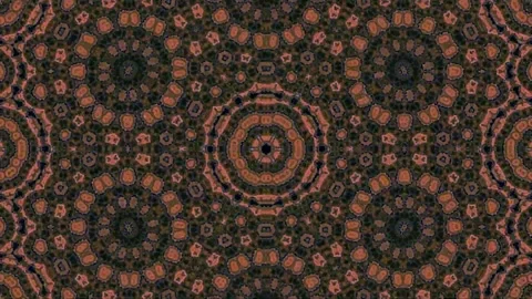 Abstract motion kaleidoscope VJ loop background Stock Footage 340075500